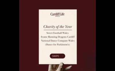 Happy to be a finalist for Cardiff Life awards 2026